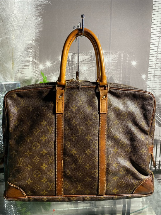 Louis Vuitton Handbags - Authentic Vintage Louis Vuitton Brown Monogram Canvas Weekender/Document Bag